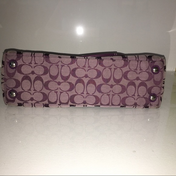 Coach Penelope Shopper bag in Plum - Picture 6 of 8